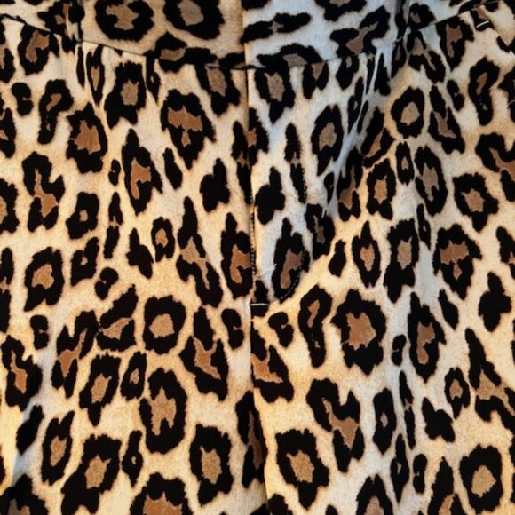 Banana Republic Leopard Print Avery Pant. Size 10 - Picture 7 of 9